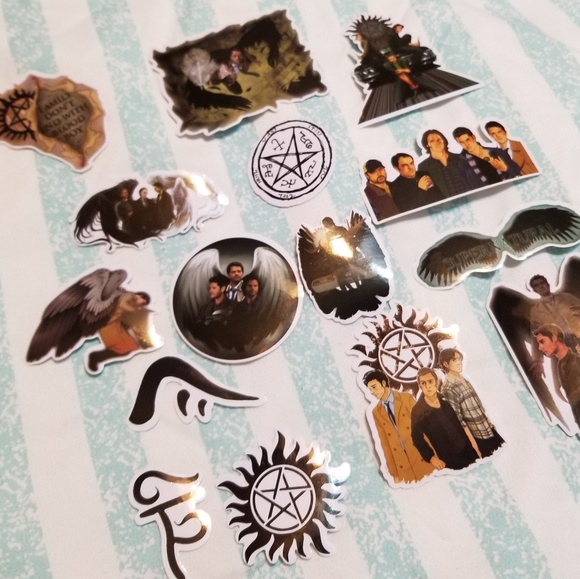 10 Mystery Supernatural Stickers - Picture 3 of 3